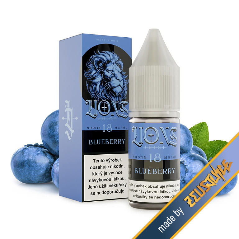 Lions Juice Blueberry freebase 10 ml 18 mg