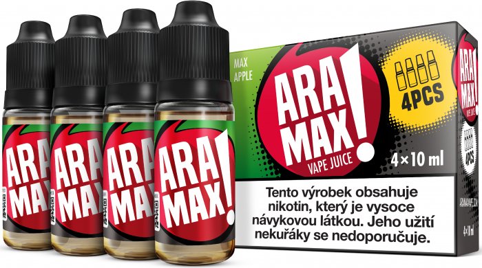 Aramax 4Pack Max Apple 4 x 10 ml 18 mg