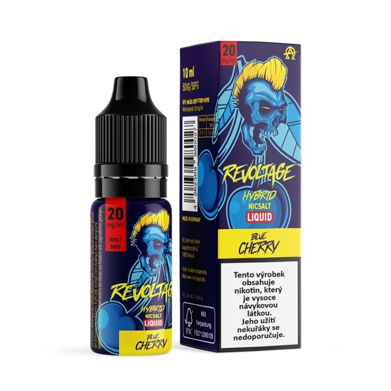 Revoltage Blue Cherry 20mg 10ml KU 1ks