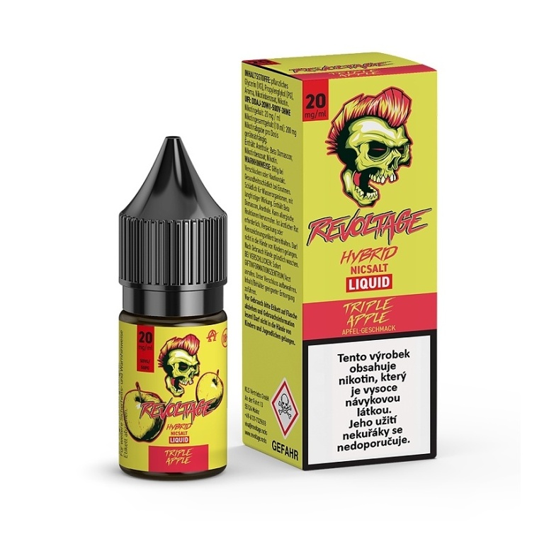 Revoltage Triple Apple 20mg 10ml KU 1ks