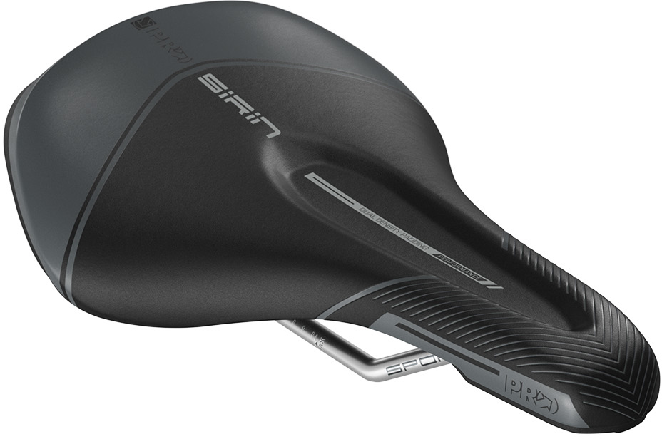 PRO dámské sedlo SIRIN SPORT, s výřezem, 152 mm, Crmo, PU, 285 g, černá