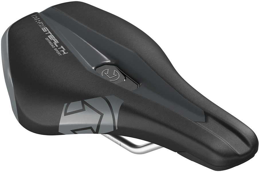 PRO sedlo STEALTH OFFROAD SPORT, s výřezem, 142 mm, Crmo, PU, 320 g, černá
