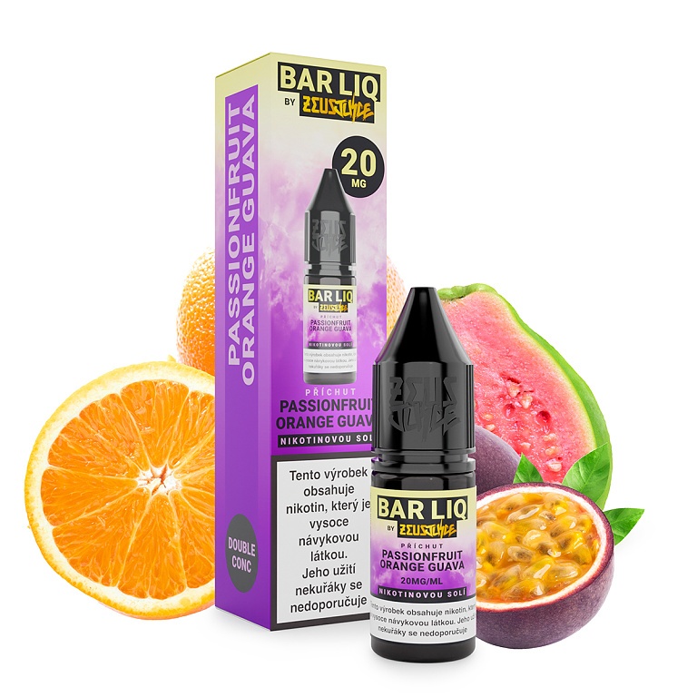 Zeus Juice Bar Salts Passionfruit Orange Guava 10 ml 20 mg