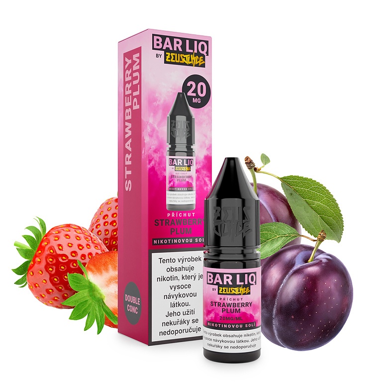 Zeus Juice Bar Salts Strawberry Plum 10 ml 20 mg