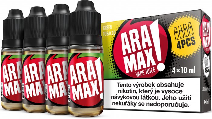 Aramax Green Tobacco 4 x 10 ml 3 mg