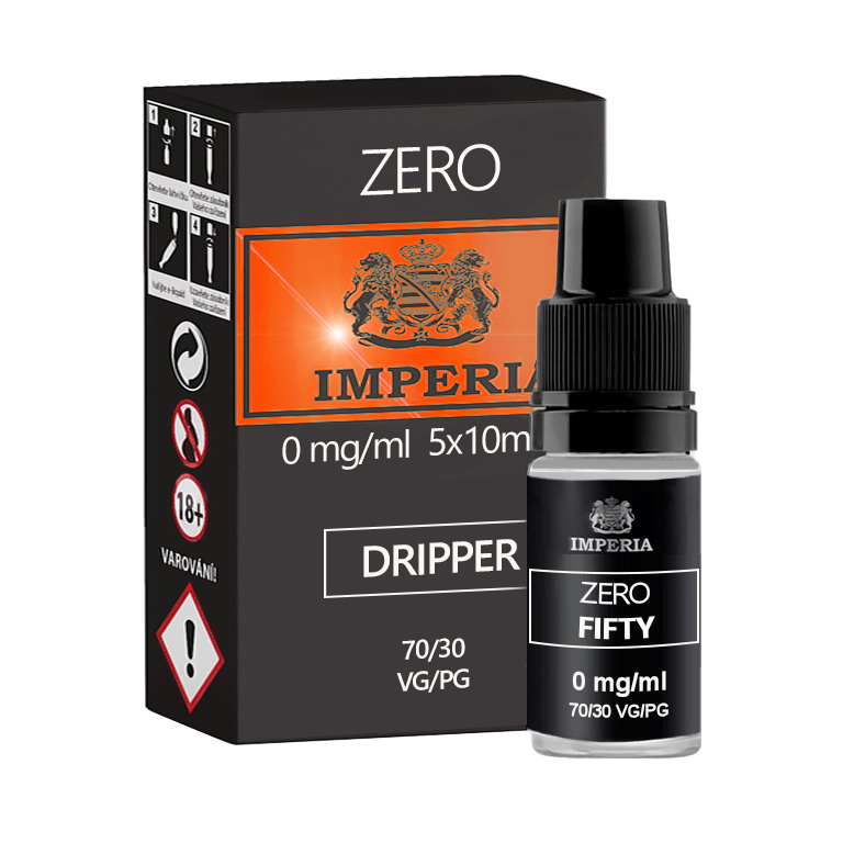 Imperia Zero Dripper beznikotinová báze 70VG/30PG 5 x 10 ml 0 mg