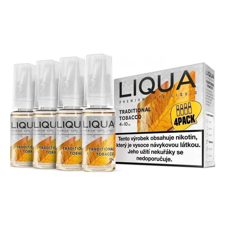 Ritchy Liqua 4Pack Traditional Tobacco 4 x 10 ml 6 mg