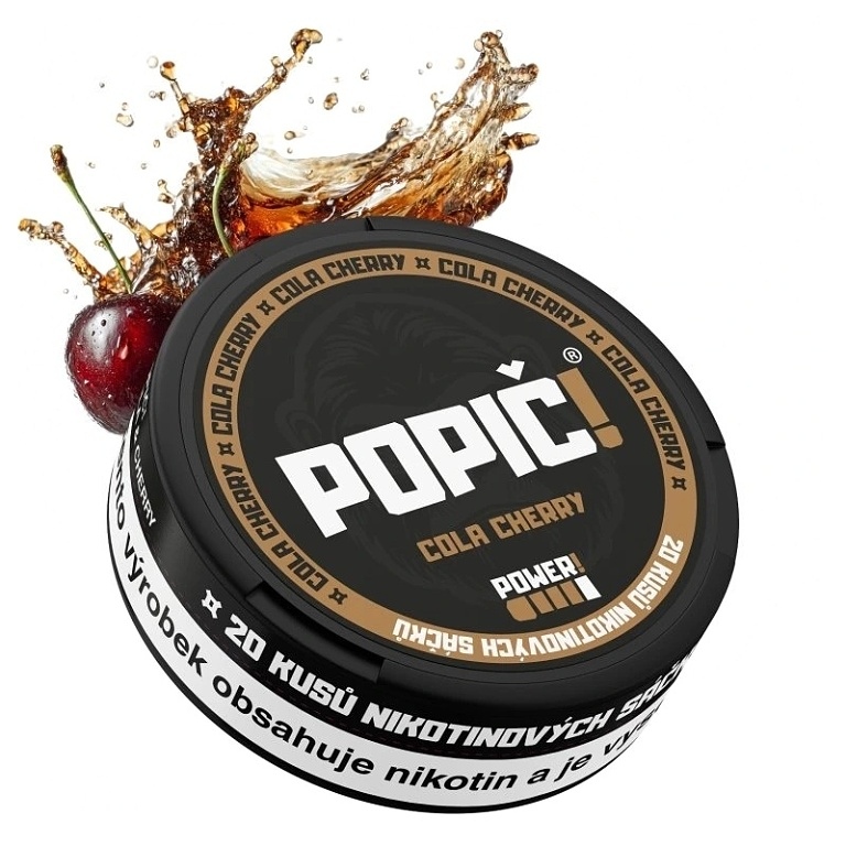 Popič! nikotinové sáčky Cola & Cherry 16 mg 20 sáčků 1 ks
