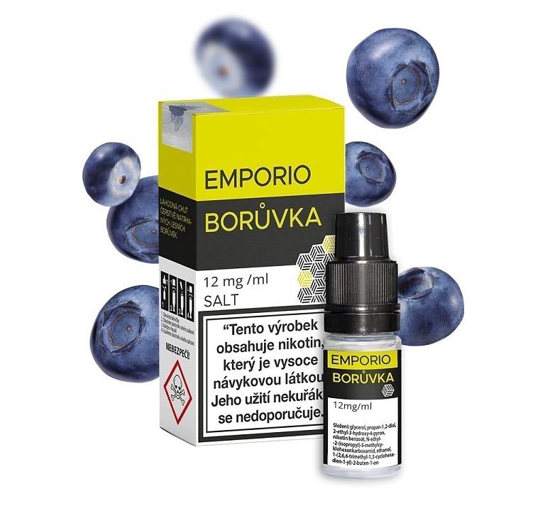 Imperia Emporio Salt Borůvka 10 ml 12 mg