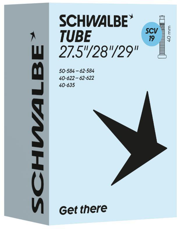 SCHWALBE duše 29", MTB, 40/62-584/635, SCV=Clik Valve 40 mm, Butyl, 220 g