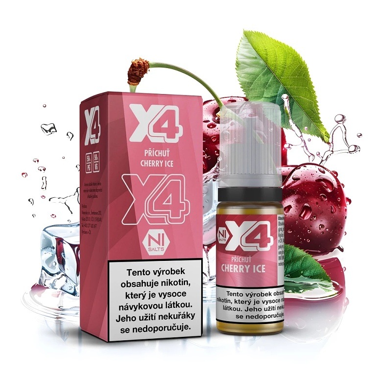 X4 Bar Juice Cherry Ice 10 ml 10 mg