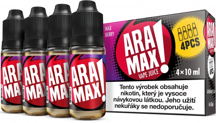 Aramax 4Pack Max Berry 4 x 10 ml 18 mg