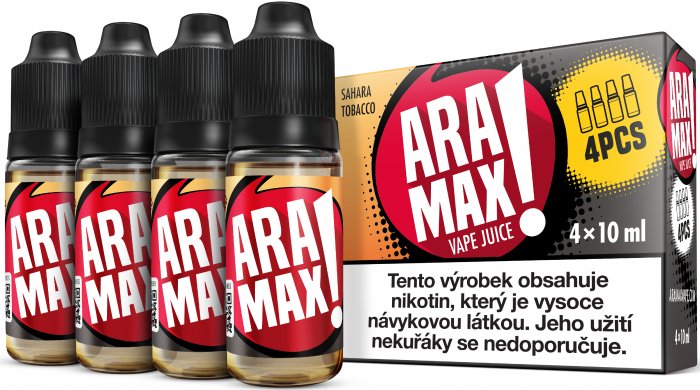 Aramax 4Pack Sahara Tobacco 4 x 10 ml 18 mg