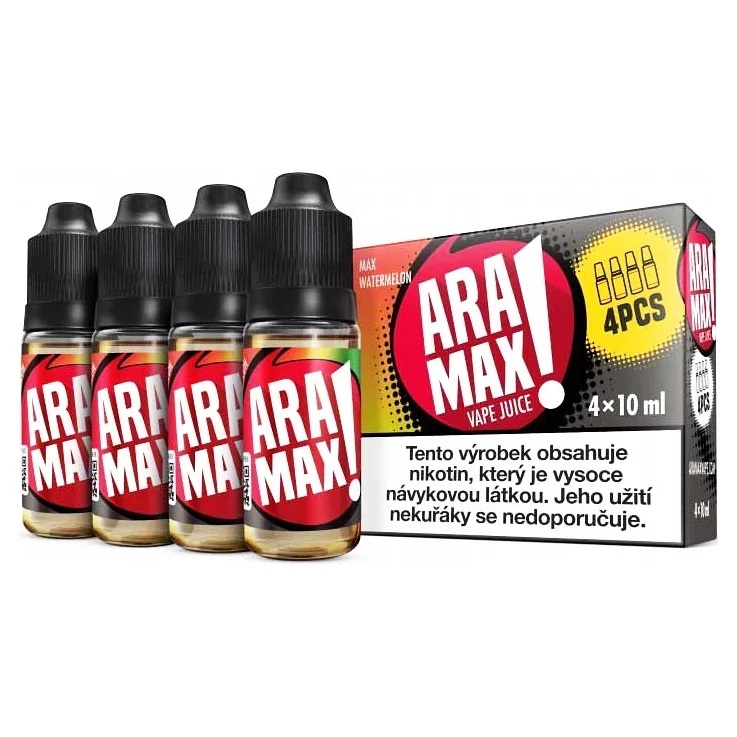 Aramax 4Pack Max Watermelon 4 x 10 ml 3 mg