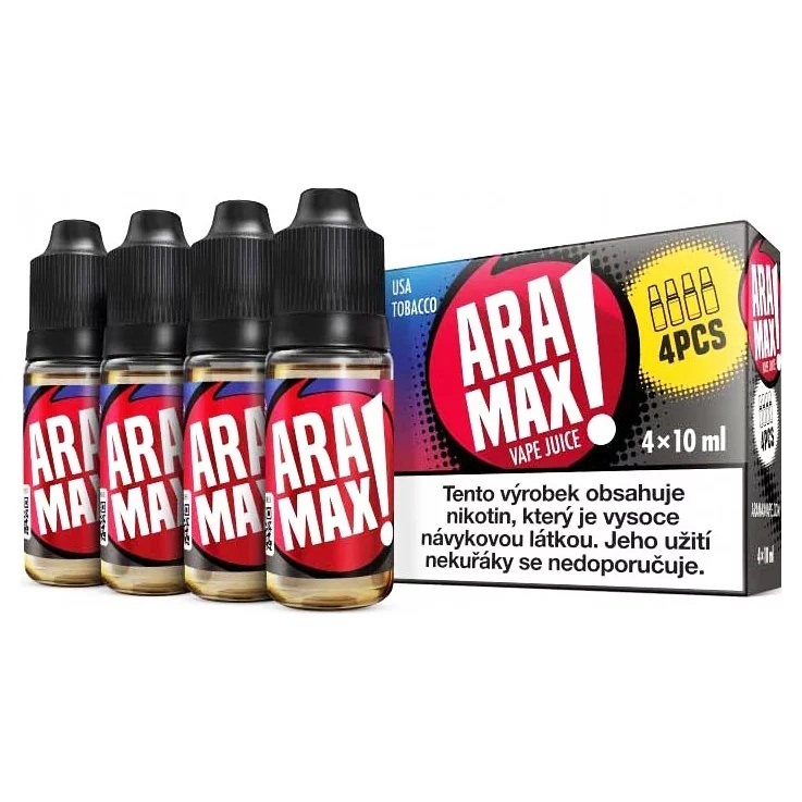 Aramax 4Pack USA Tobacco 10 ml 6 mg