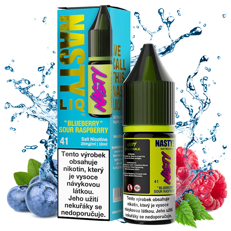 Nasty LIQ Salt Blueberry Sour Raspberry 10ml 10mg