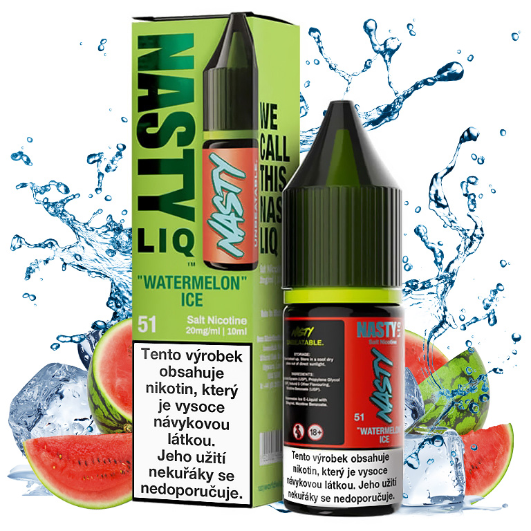Nasty LIQ Salt Watermelon Ice 10ml 10mg