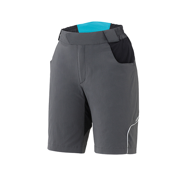 SHIMANO Touring kraťasy bez vložky, dámské, charcoal, M