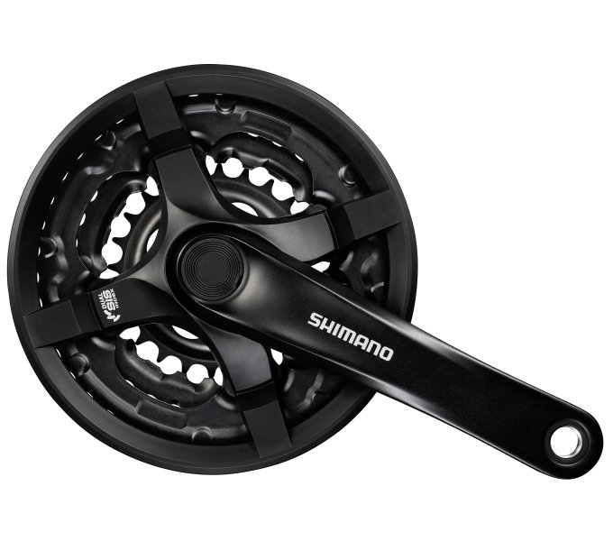 SHIMANO kliky TOURNEY FC-TY501 4hran 3x6/7/8 170mm 42x34x24z s krytem černé