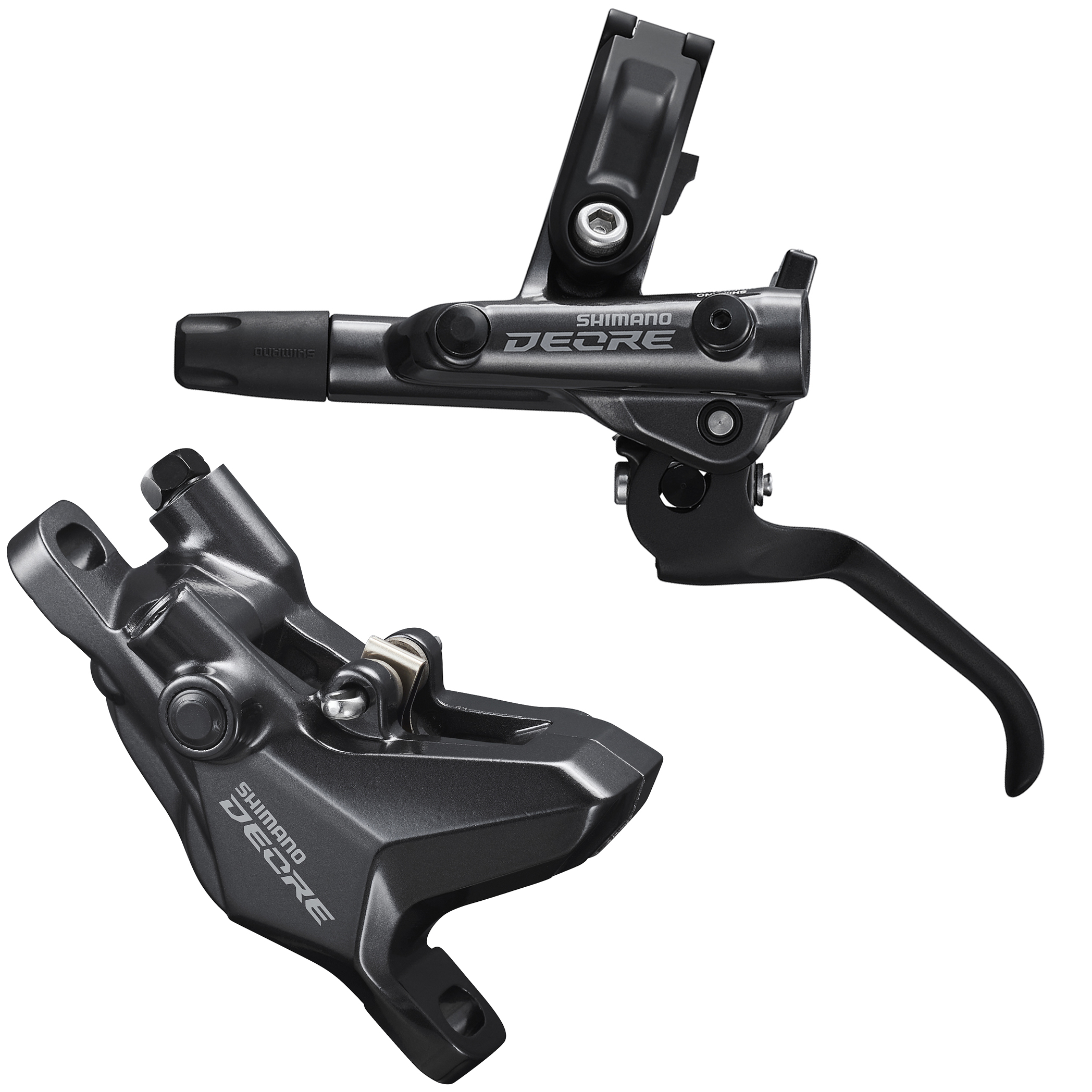SHIMANO kot brzd-set DEORE BR-M6100+BL-M6100 před/levá J-kit (BL) bez adapt polymer BH90/100cm
