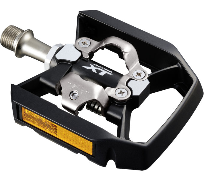 SHIMANO pedály XT PD-T8000 SPD zarážky SM-SH56 + odrazky černá