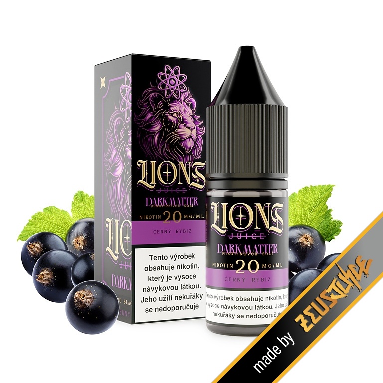 Lions Juice Darkmatter Salt 10 ml 10 mg