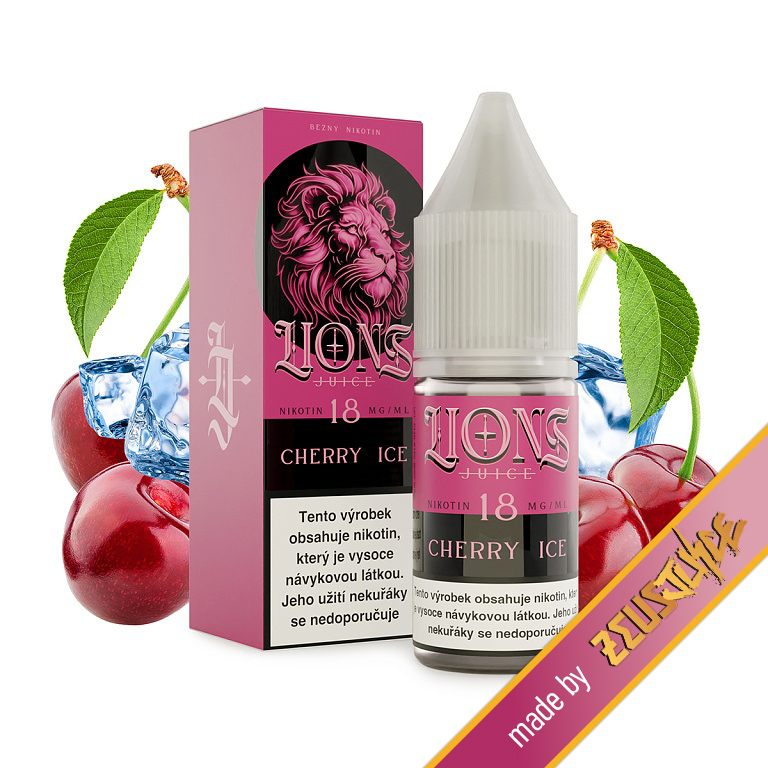 Lions Juice Cherry Ice freebase 10 ml 6 mg