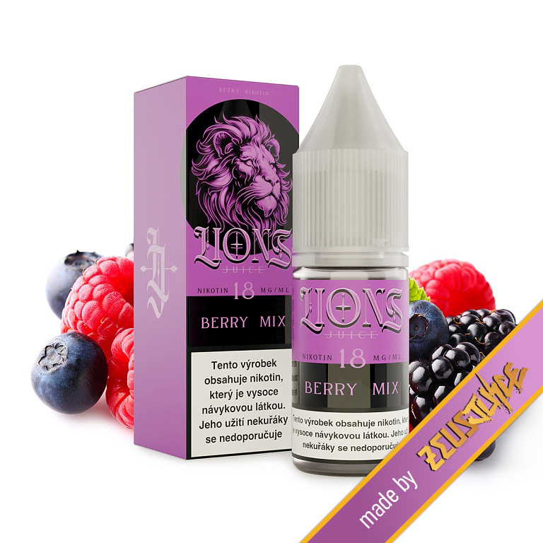 Lions Juice Berry Mix freebase 10 ml 12 mg