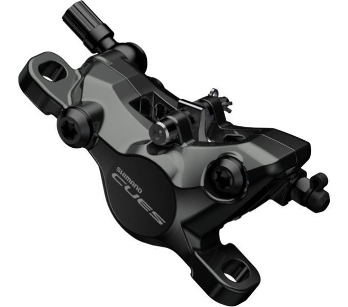SHIMANO brzda CUES BR-U8000 kot (hydr) třmen př nebo zad post mount polymer bez adapt