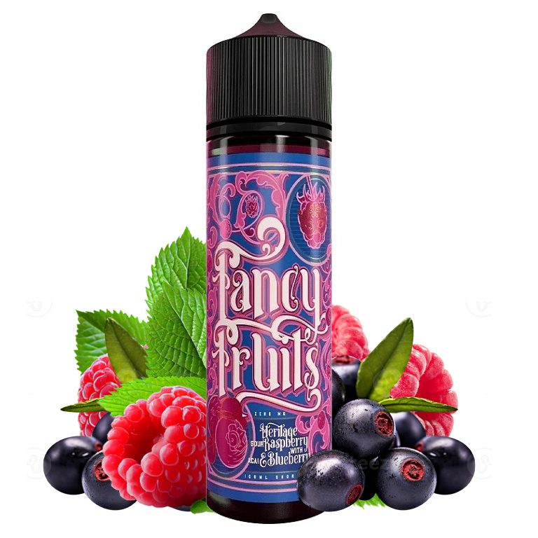 Fancy Fruit Shake & Vape Heritage Sour Raspberry with Acai & Blueberry 10 ml
