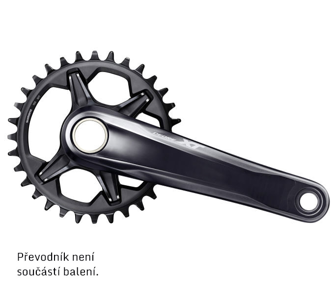 SHIMANO kliky XT FC-M8130 integr.klika 1x12 175 mm bez přev. bez BB misek ř.l.56,5 mm bal