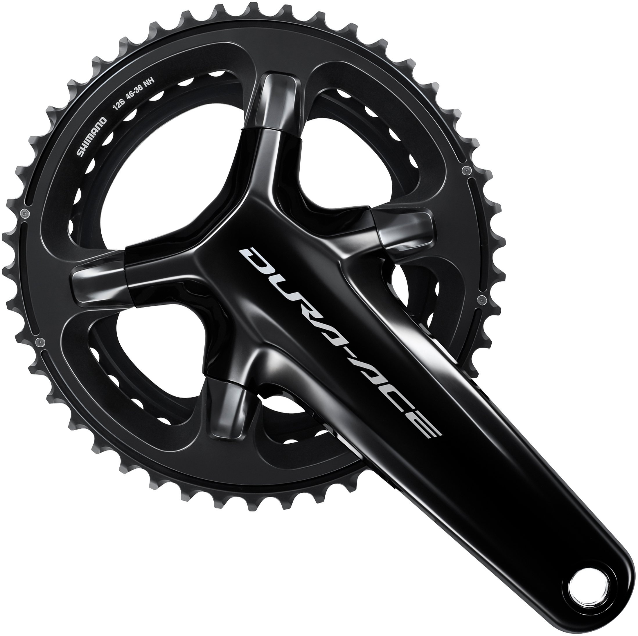 SHIMANO kliky DURA-ACE FC-R9200 integr.osa 2x12 172,5 mm 46x36z bez BB misek bal