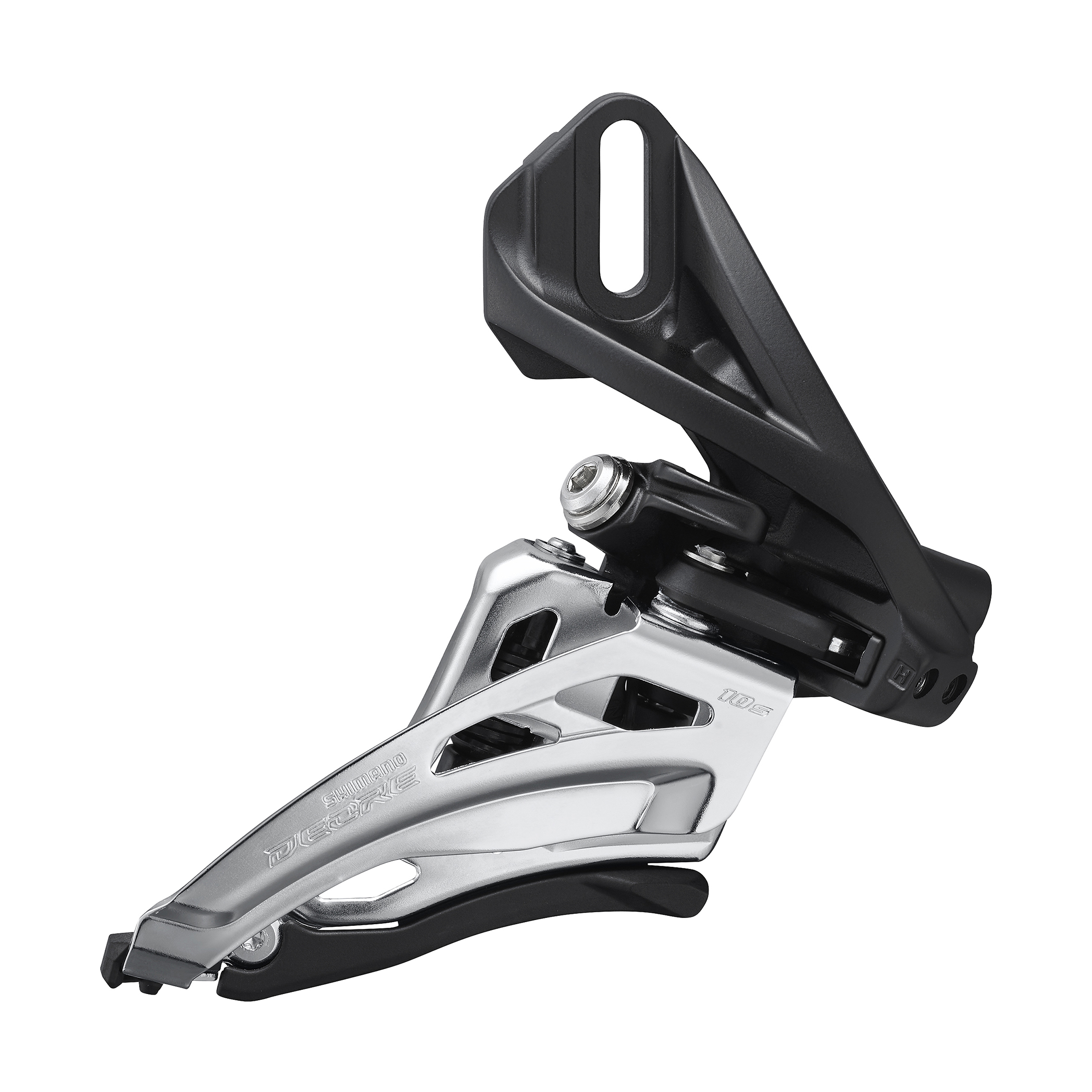 SHIMANO přesmykač DEORE FD-M4100 pro 2x10 př mont D-typ Side-swing/64-69 front pull pro 38z 10z kapa