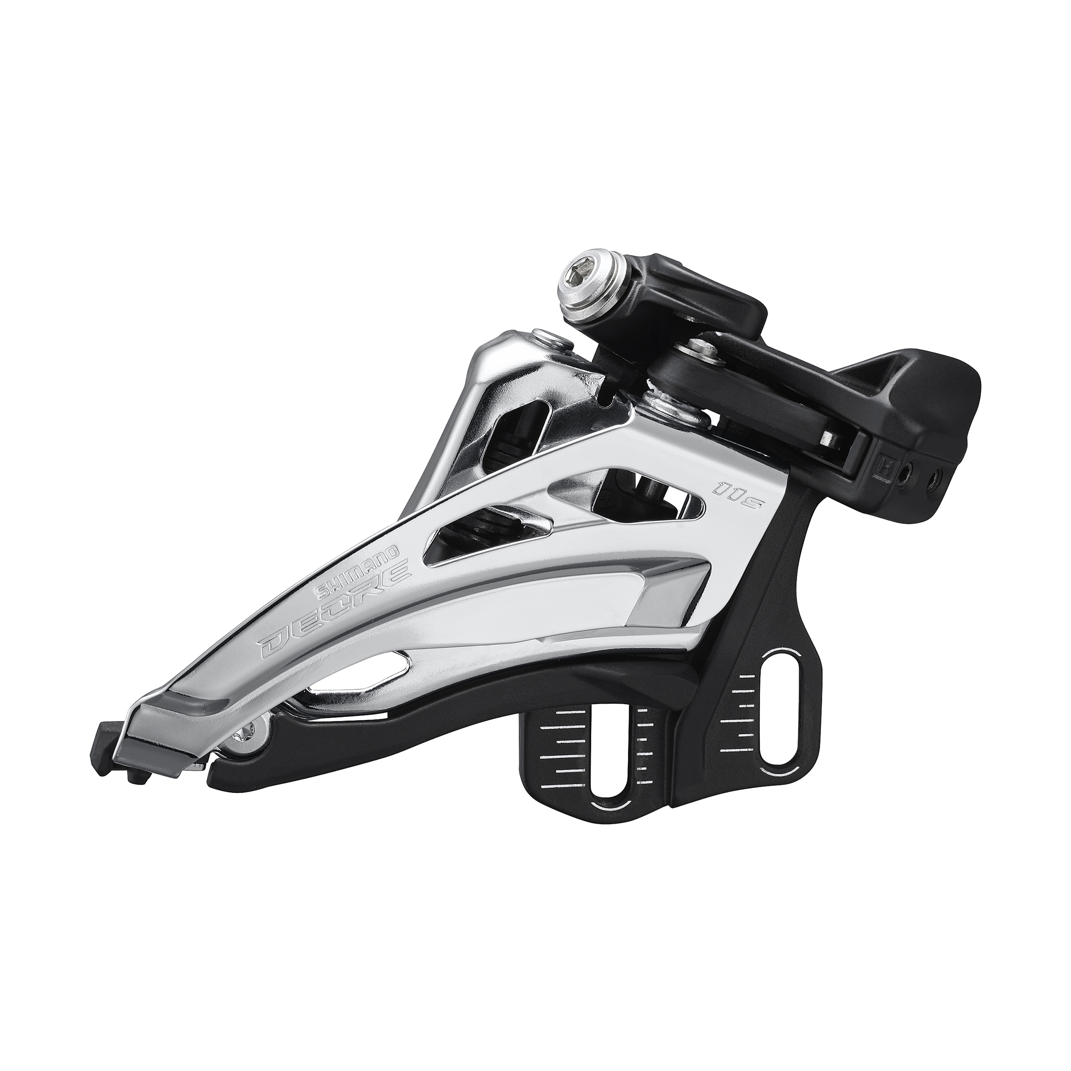 SHIMANO přesmykač DEORE FD-M5100 pro 2x11 př mont E-typ bez BB Side-swing/64-69 front pull pro 38z 1