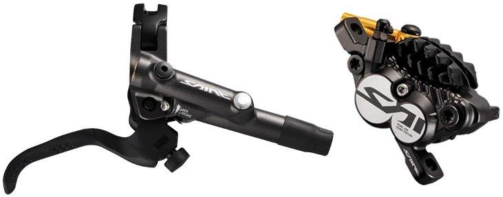 SHIMANO kot brzd-set SAINT BR-M820+BL-M820 před/levá J-kit (BL) bez adapt kov + chl BH90/100cm