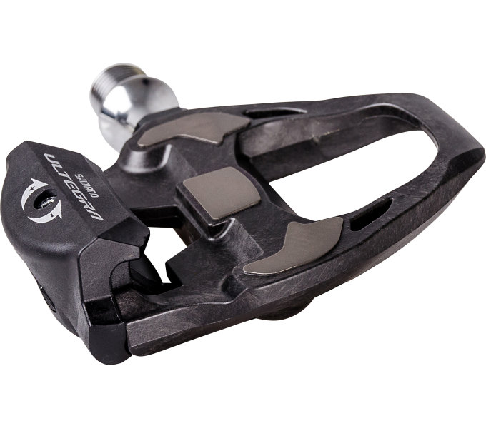 SHIMANO pedály ULTEGRA PD-R8000 SPD-SL zarážky SM-SH11 bez odrazek osa o 4mm delší