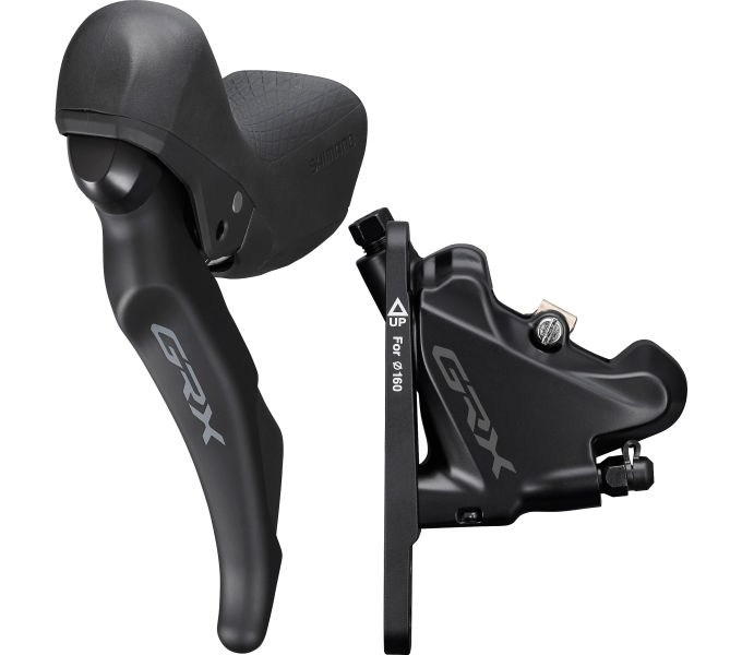 SHIMANO kot brzd-set GRX BR-RX400+ST-RX600 před/levá J-kit (ST) polymer + chl BH90/100cm pro 160mm k