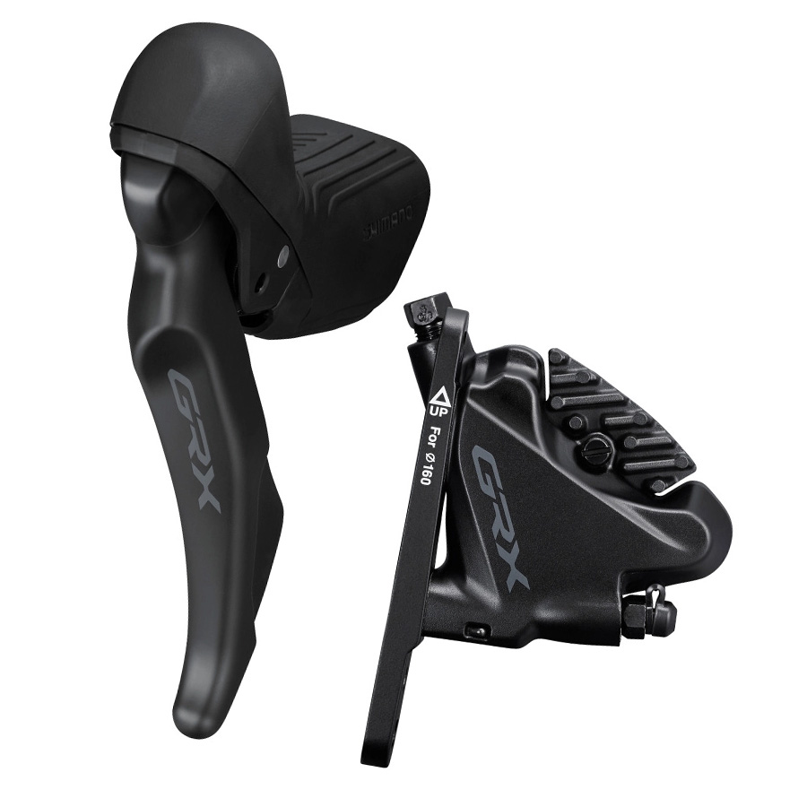 SHIMANO kot brzd-set GRX BR-RX400+ST-RX610 před/levá J-kit (ST) polymer + chl BH90/100cm pro 160mm k