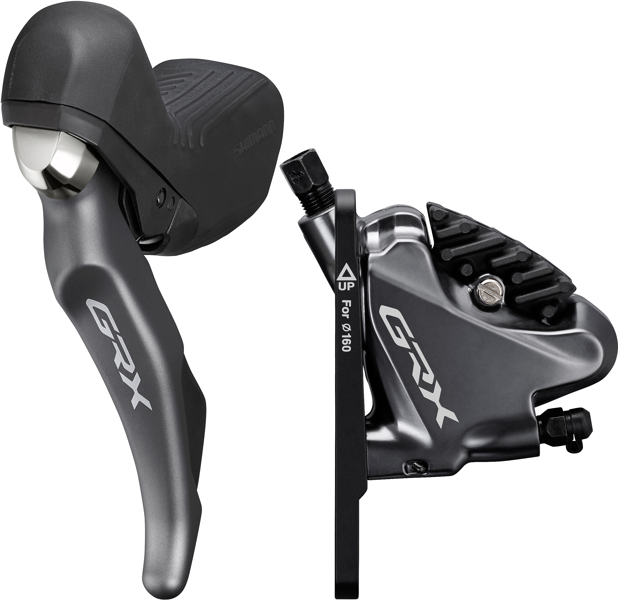 SHIMANO kot brzd-set GRX BR-RX810+ST-RX810 před/levá J-kit (ST) polymer + chl BH90/100cm