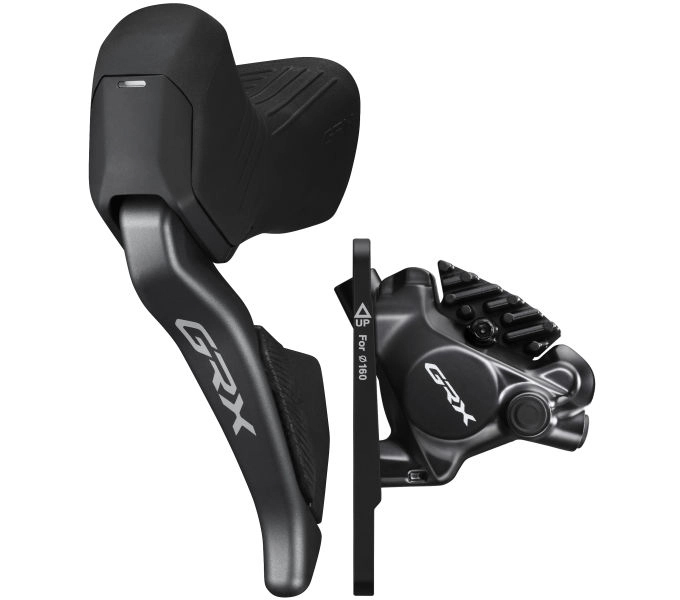 SHIMANO kot brzd-set GRX BR-RX820+BL-RX825 před/levá J-kit (BL) polymer + chl BH90/100cm pro 160mm k