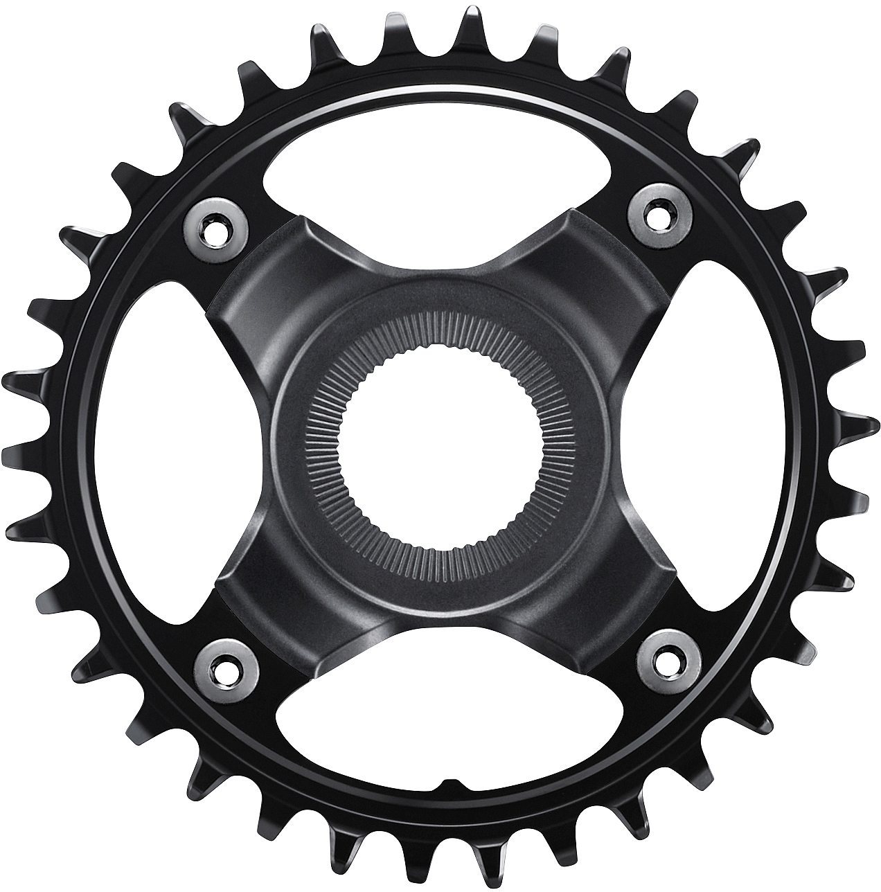 SHIMANO E-BIKE SYSTEMS převodník E8000/SM-CRE70, 12 rychl, 104 mm / 55 mm bez krytu, černá, 34 z.