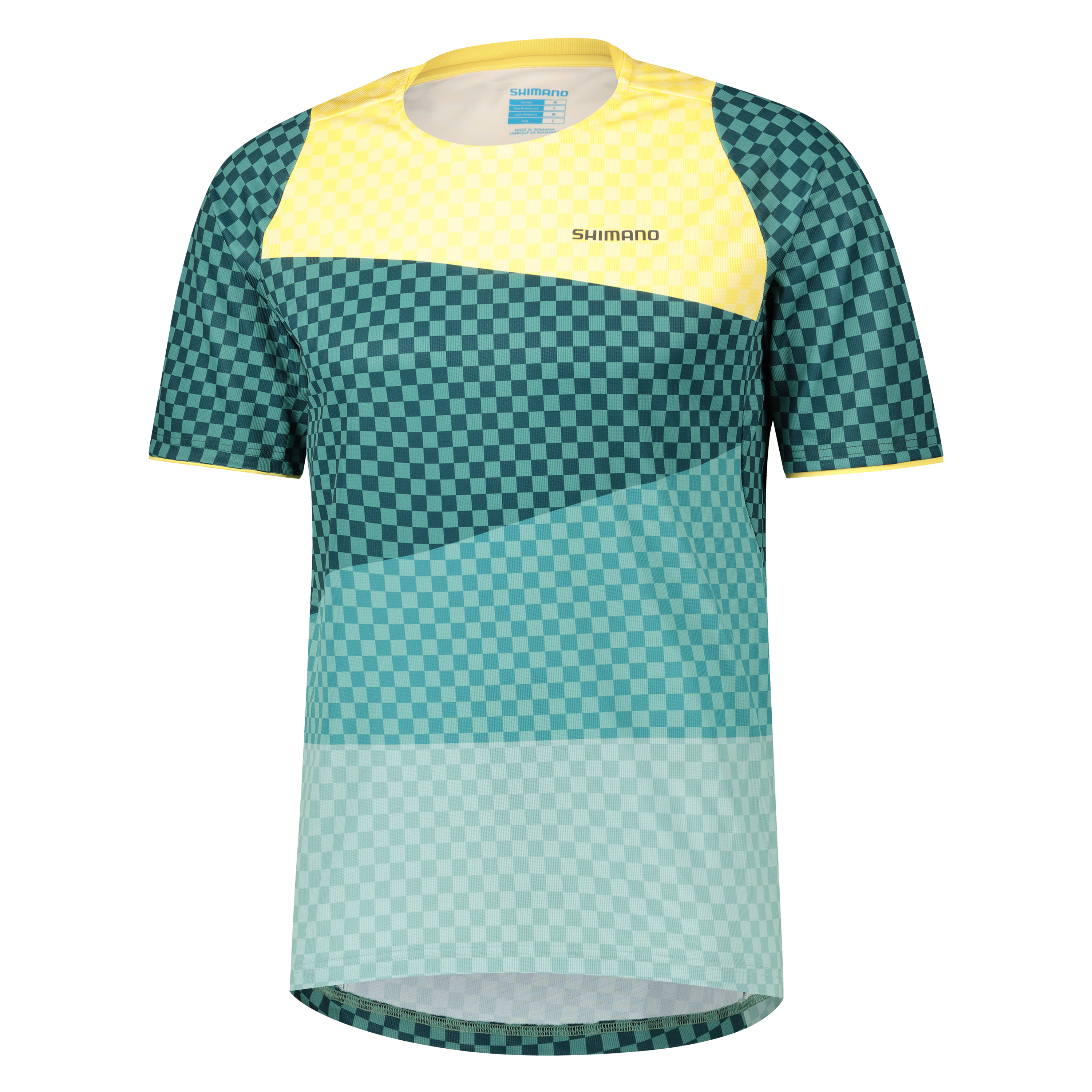 SHIMANO FUJIMI dres krátký rukáv, pánský, hořčicově žlutá, XL