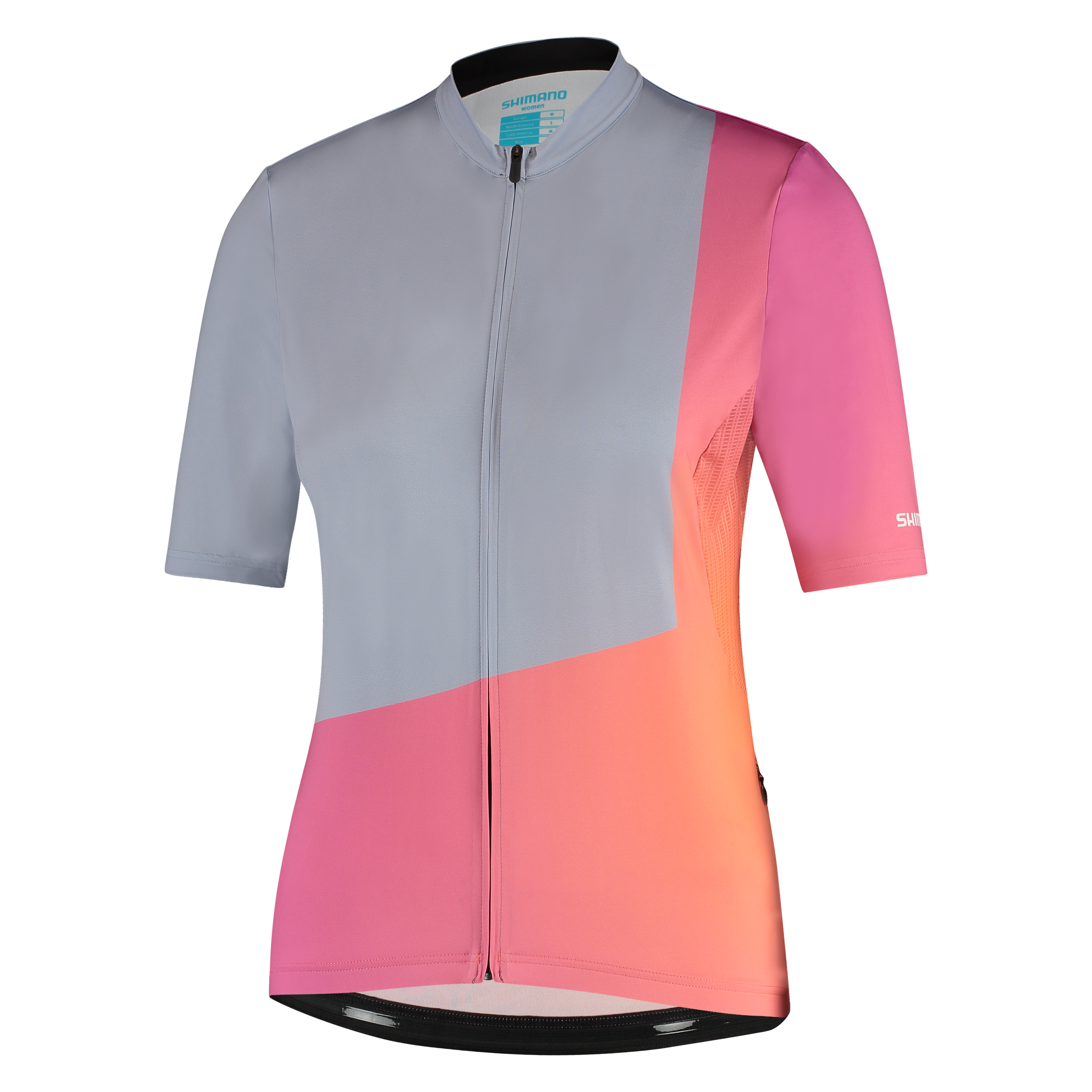 SHIMANO SUMIRE dres krátký rukáv, dámský, modrá/růžová, XXL
