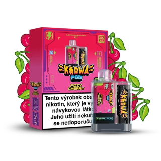 KURWA POD KIT FIZZY CHERRY 1400 potáhnutí 1 ks