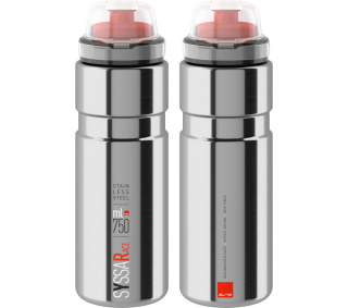 ELITE láhev SYSSA RACE stříbrná lesklá, 750 ml