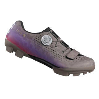 SHIMANO gravel obuv SH-RX600, dámská, šedá/lila, 37