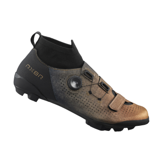 SHIMANO gravel obuv SH-RX801R, pánská, metalická oranžová, 41