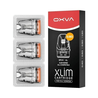 OXVA Xlim CL Pod Top Fill cartridge 0,8 ohm 2 ml 3 ks