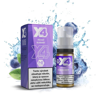 X4 Bar Juice Blueberry 10 ml 10 mg