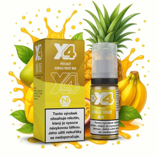X4 Bar Juice Tropické ovoce 10 ml 10 mg
